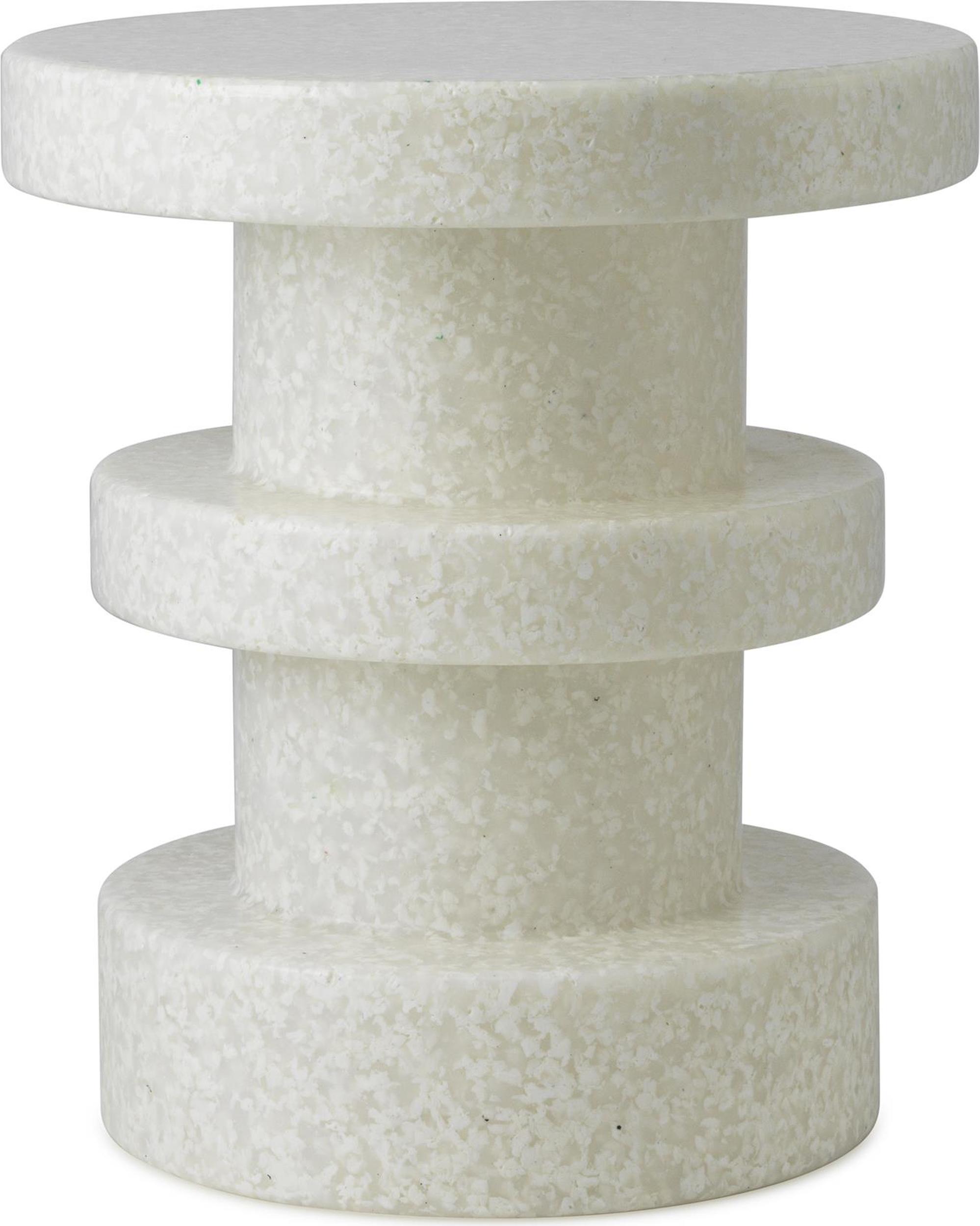 Stołek-Stolik Bit Stack biały