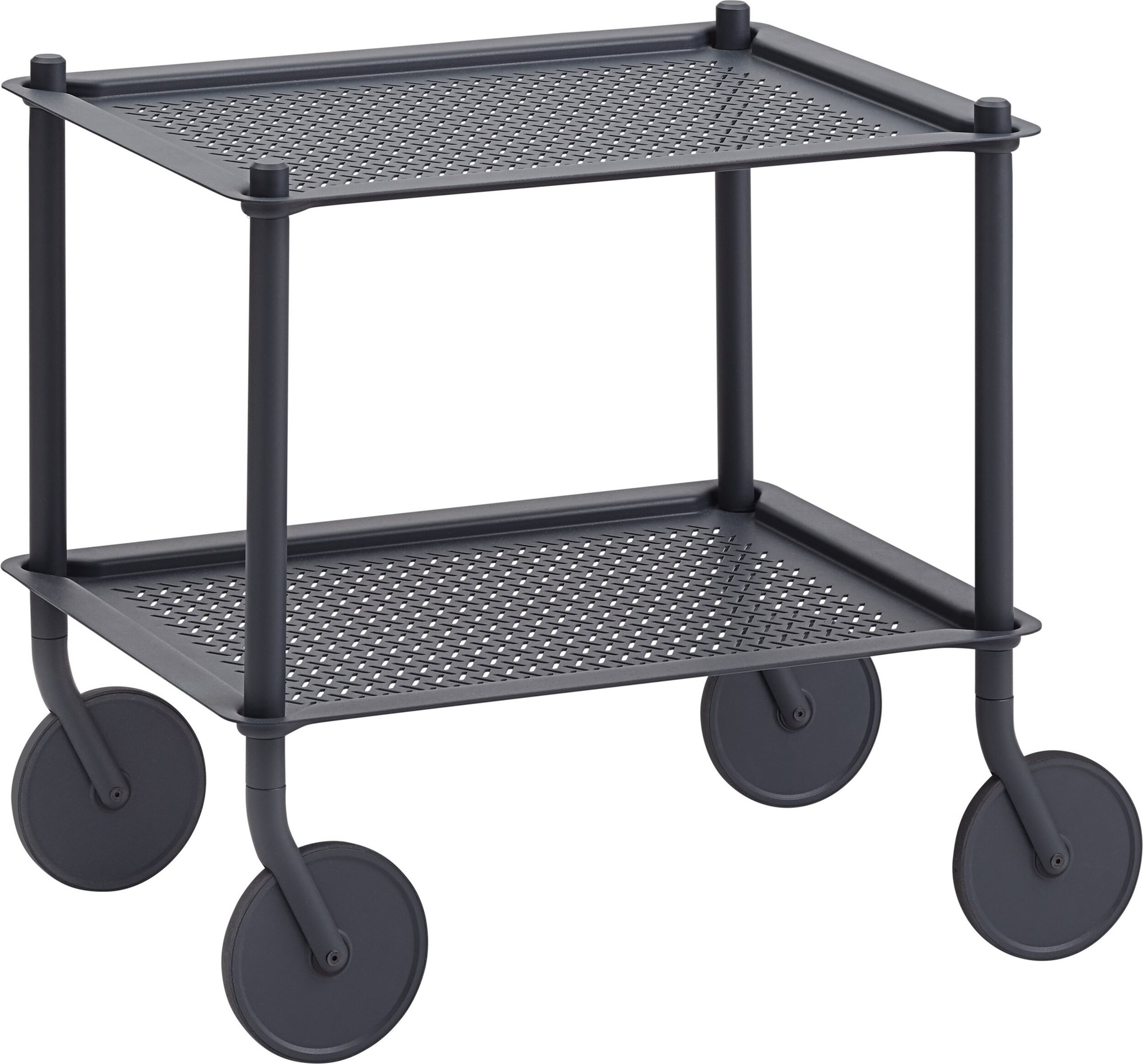 Stolik na kółkach Flow 2 szaroniebieski