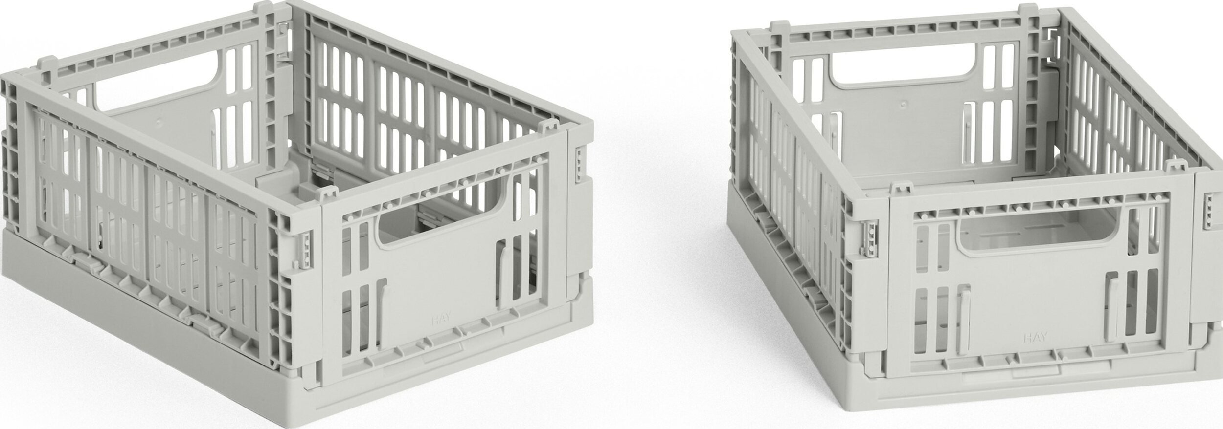Kosze do przechowywania Hay Colour Crate Mini szare 2 szt.
