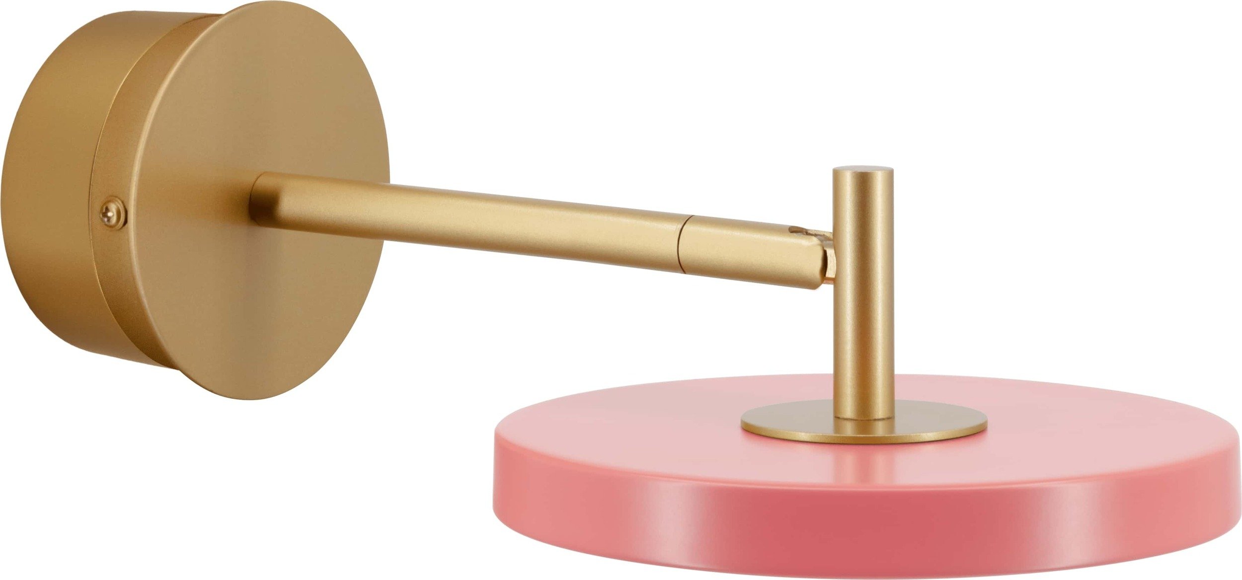 Kinkiet Asteria 25 cm różowy z zawieszeniem ściennym