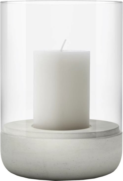 Lampion Calma 22 cm jasnoszary