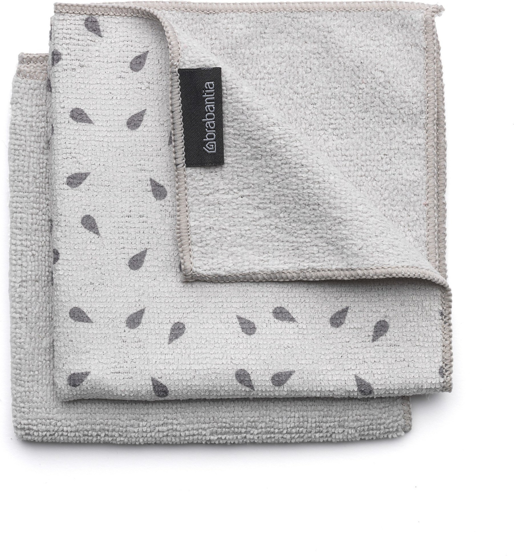 Ścierki z mikrofibry Brabantia jasnoszare 2 szt.