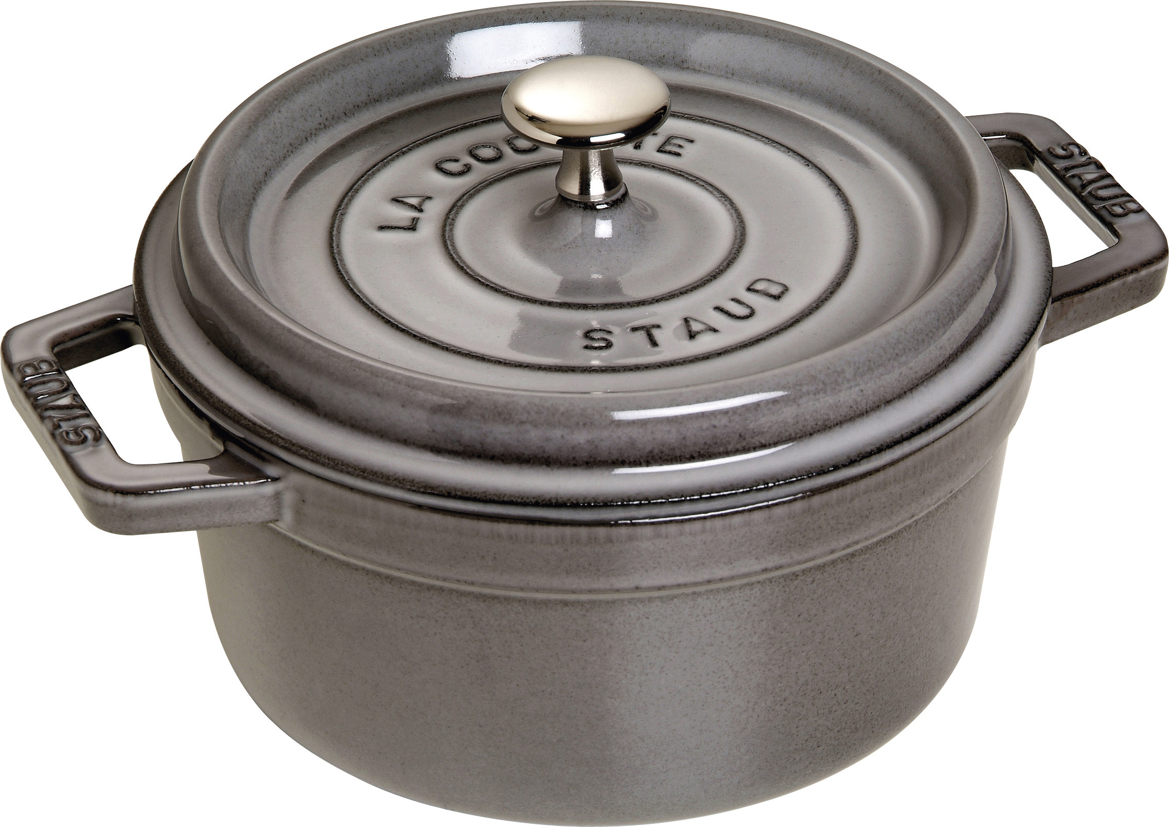 Garnek La Cocotte 1,7 l grafitowy żeliwny