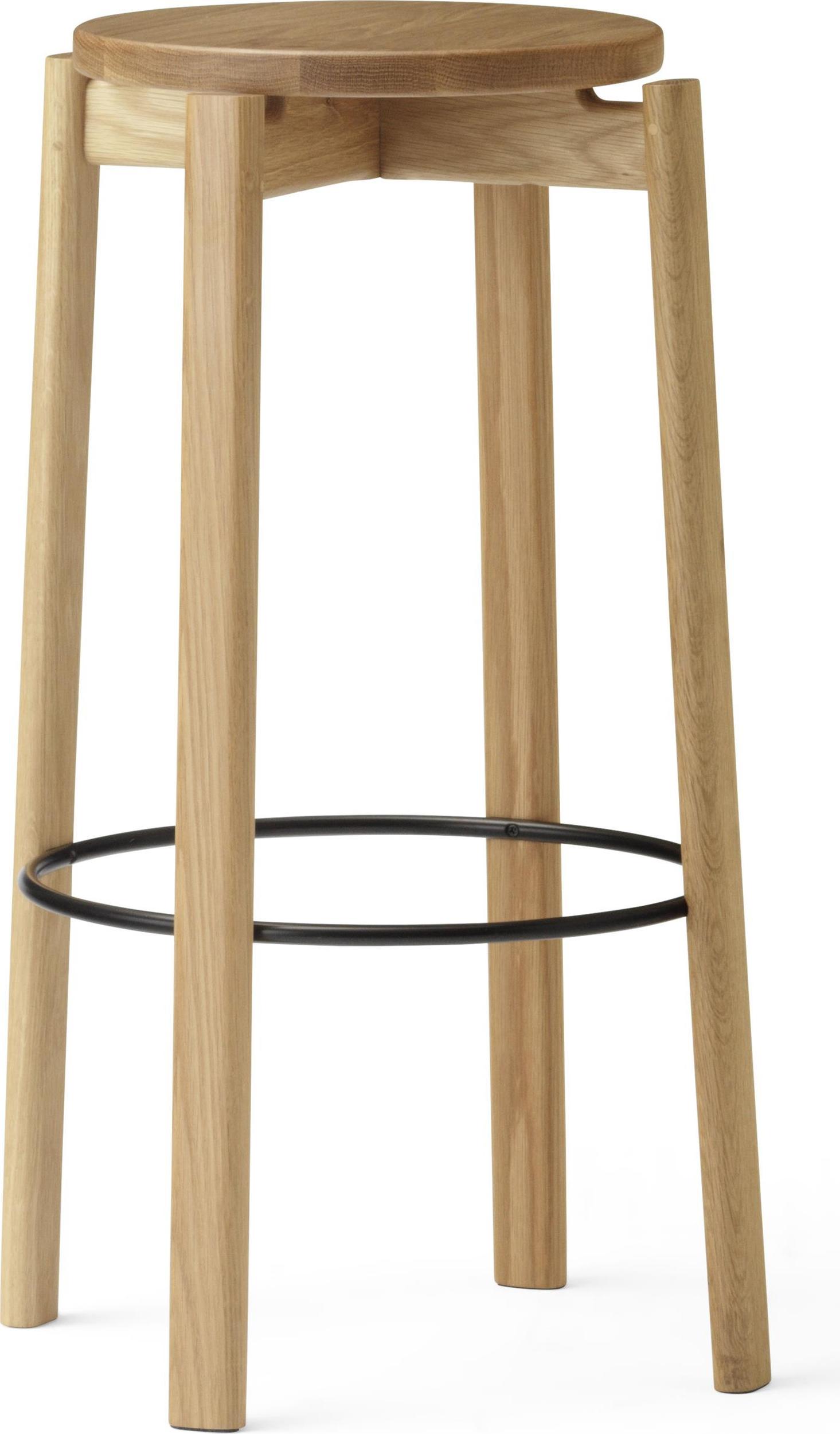 Stołek barowy Passage 75 cm naturalny dąb