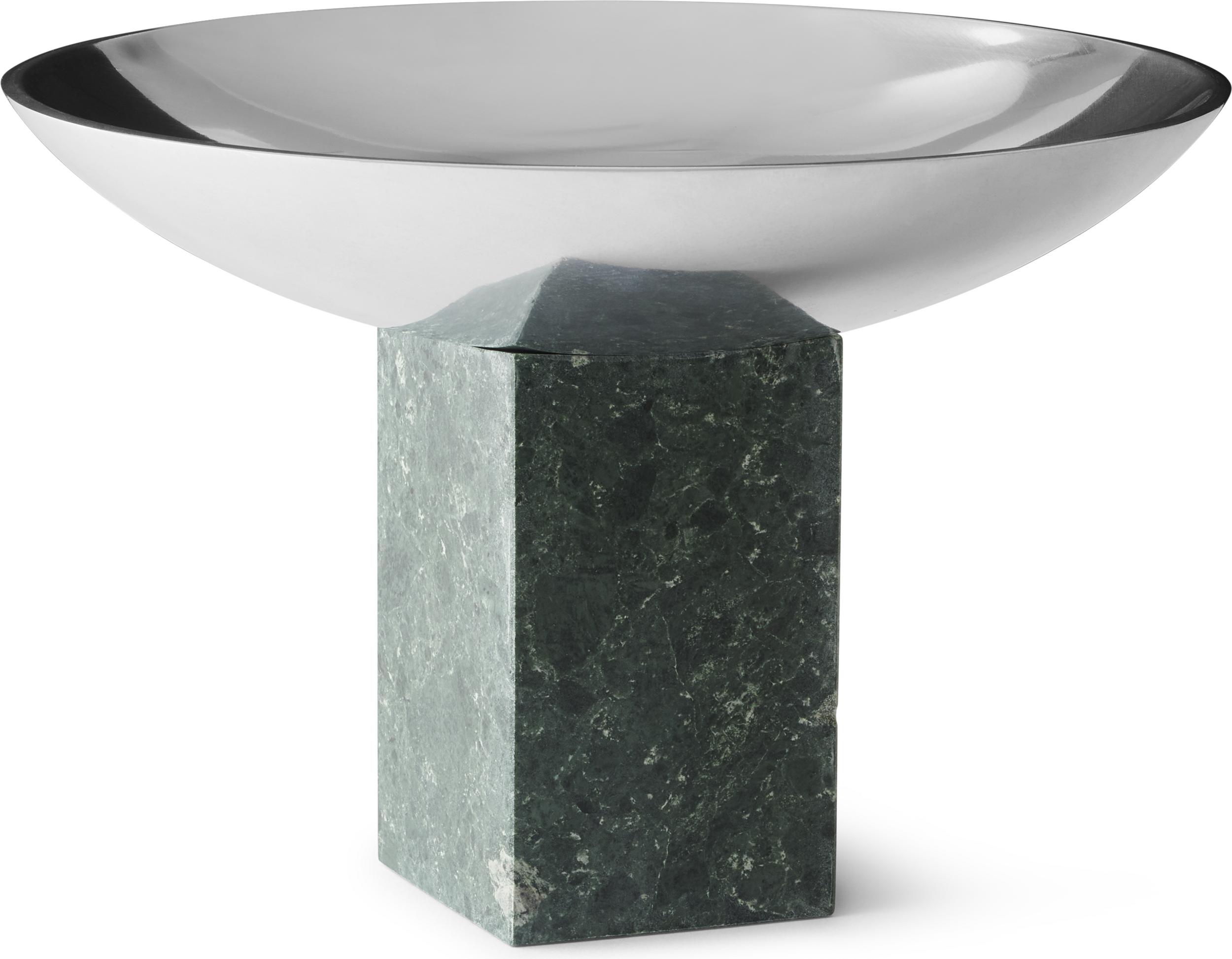 Misa dekoracyjna Sapoto 22 cm srebrno-zielona