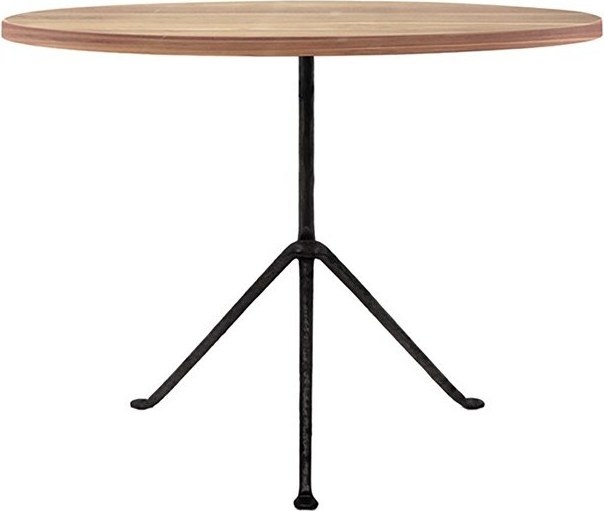 Stół Officina okrągły blat drewno jesionowe