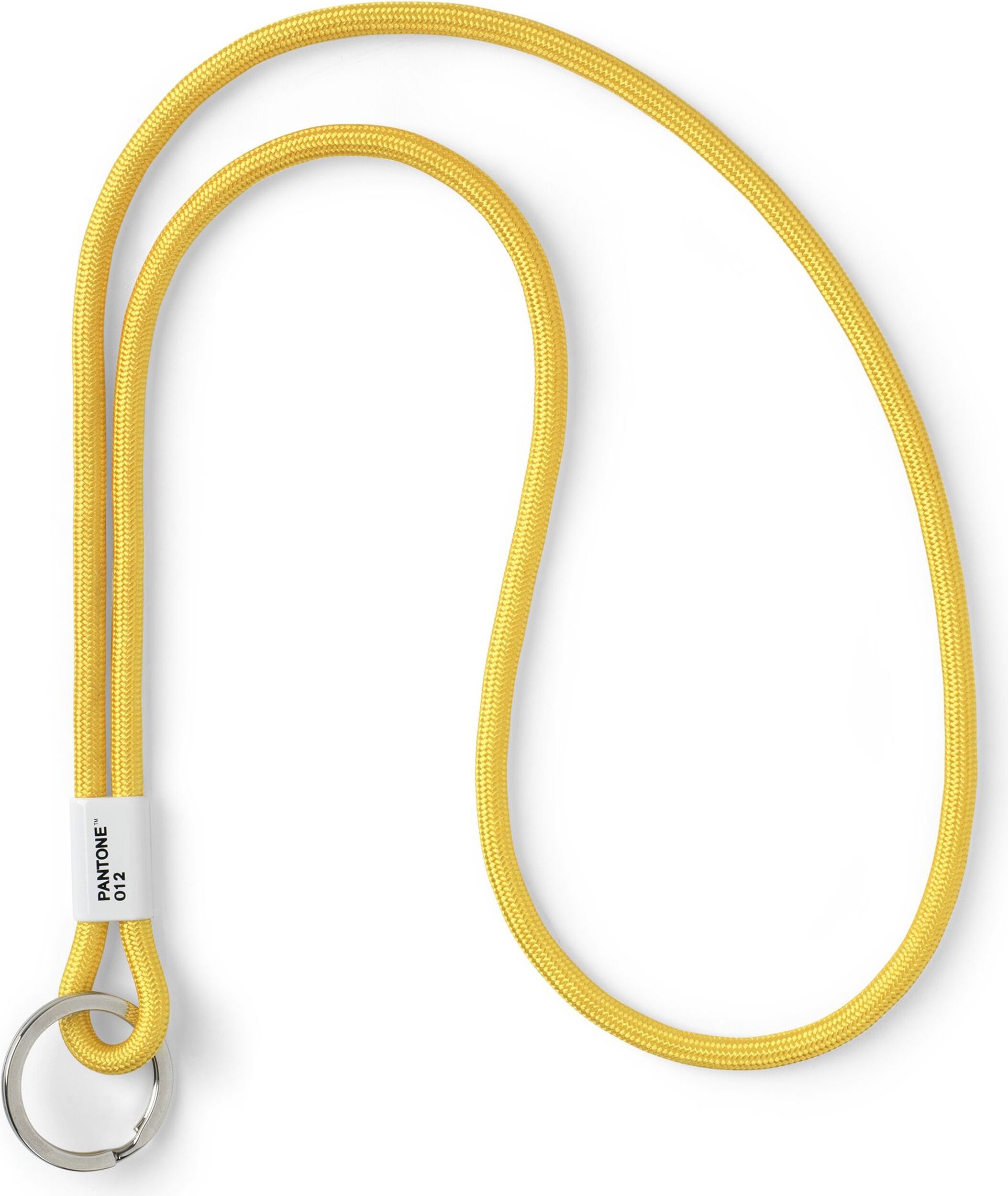 Smycz do kluczy Pantone żółta