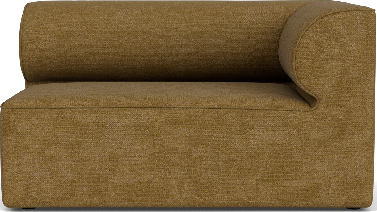 Narożnik prawostronny sofy modułowej Eave Bouclé 86 x 129 cm brązowy