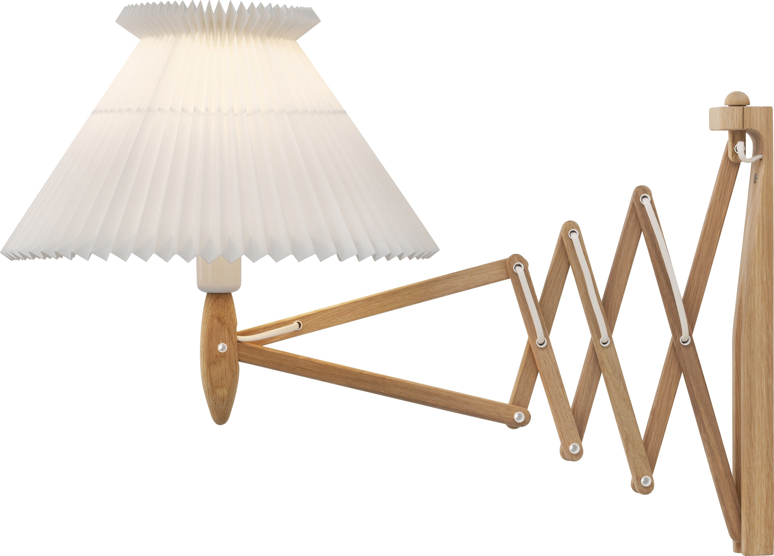 Kinkiet Sax 6-21 jasny dąb z papierowym kloszem