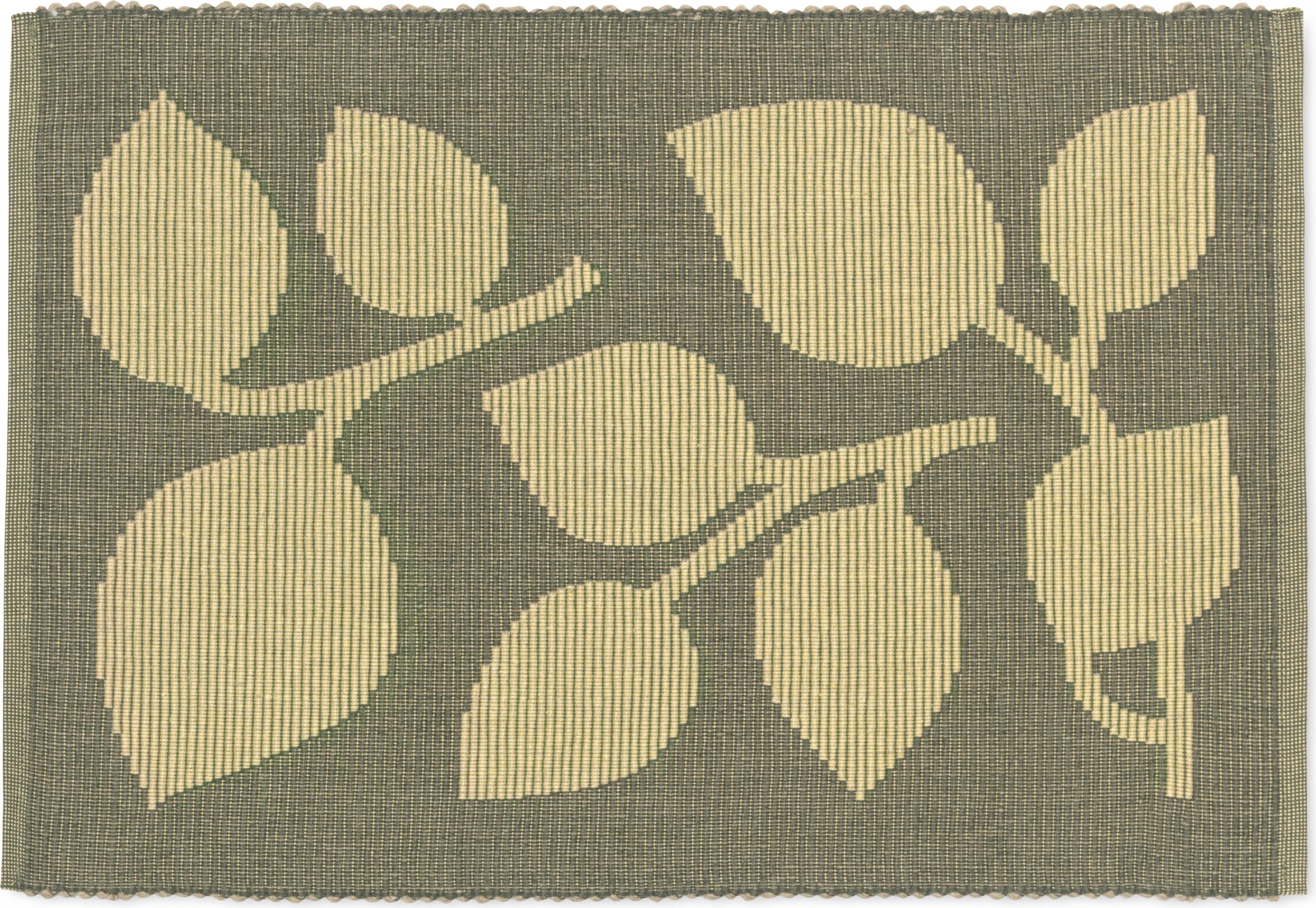 Podkładka pod talerz Outdoor Natura 30 x 43 cm zielono-beżowa