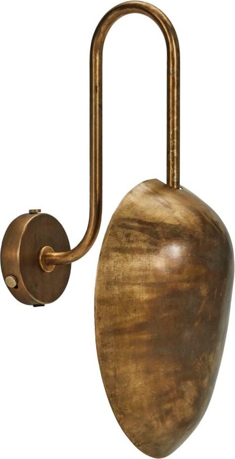 Kinkiet Swan antyczny mosiądz