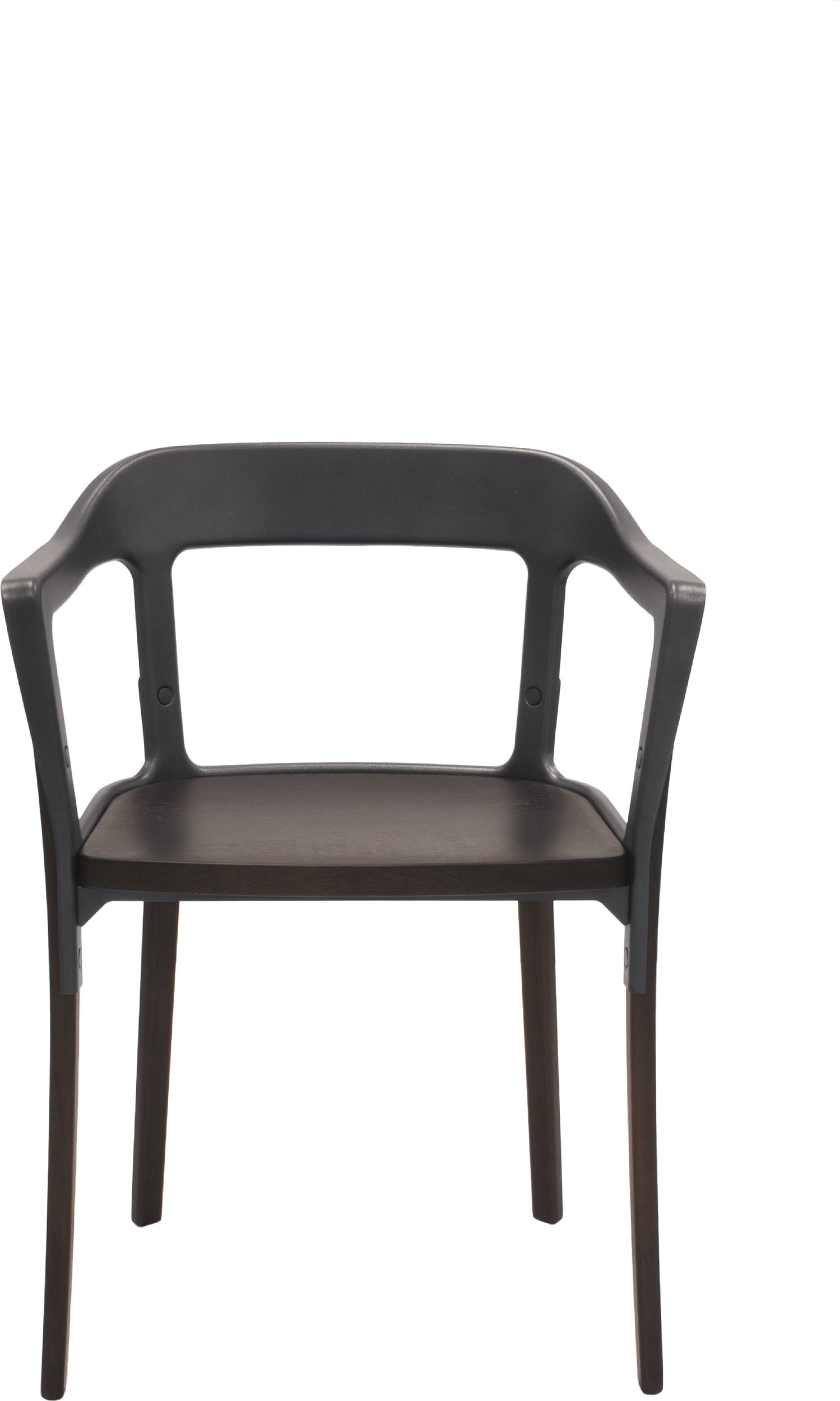 Krzesło Steelwood antracytowe dąb