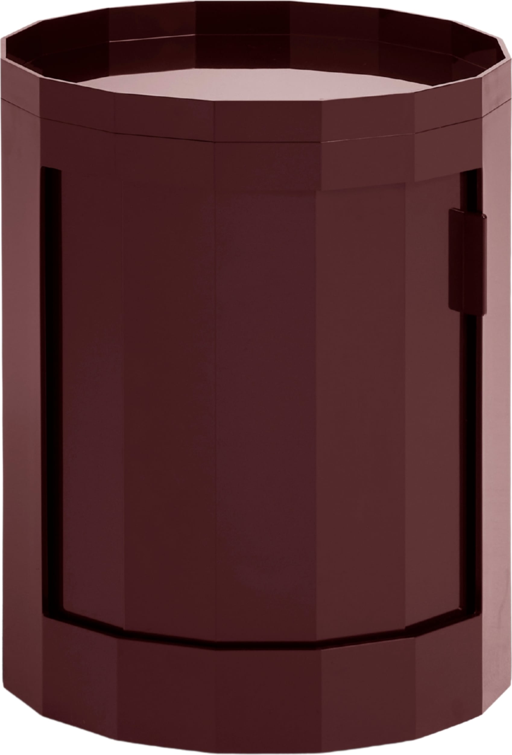 Szafka na kółkach Facet 49 cm burgundowa