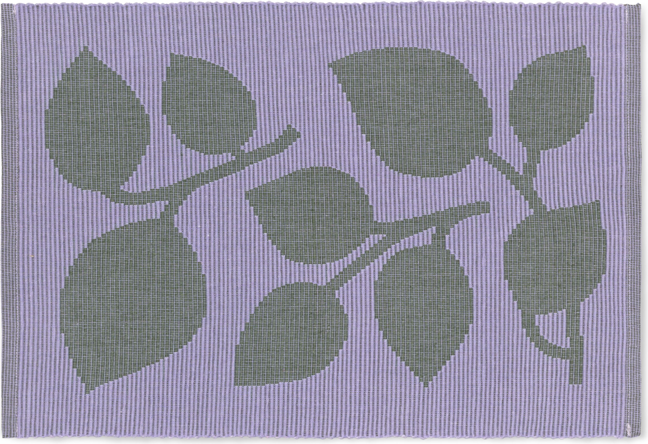 Podkładka pod talerz Outdoor Natura 30 x 43 cm fioletowo-zielona