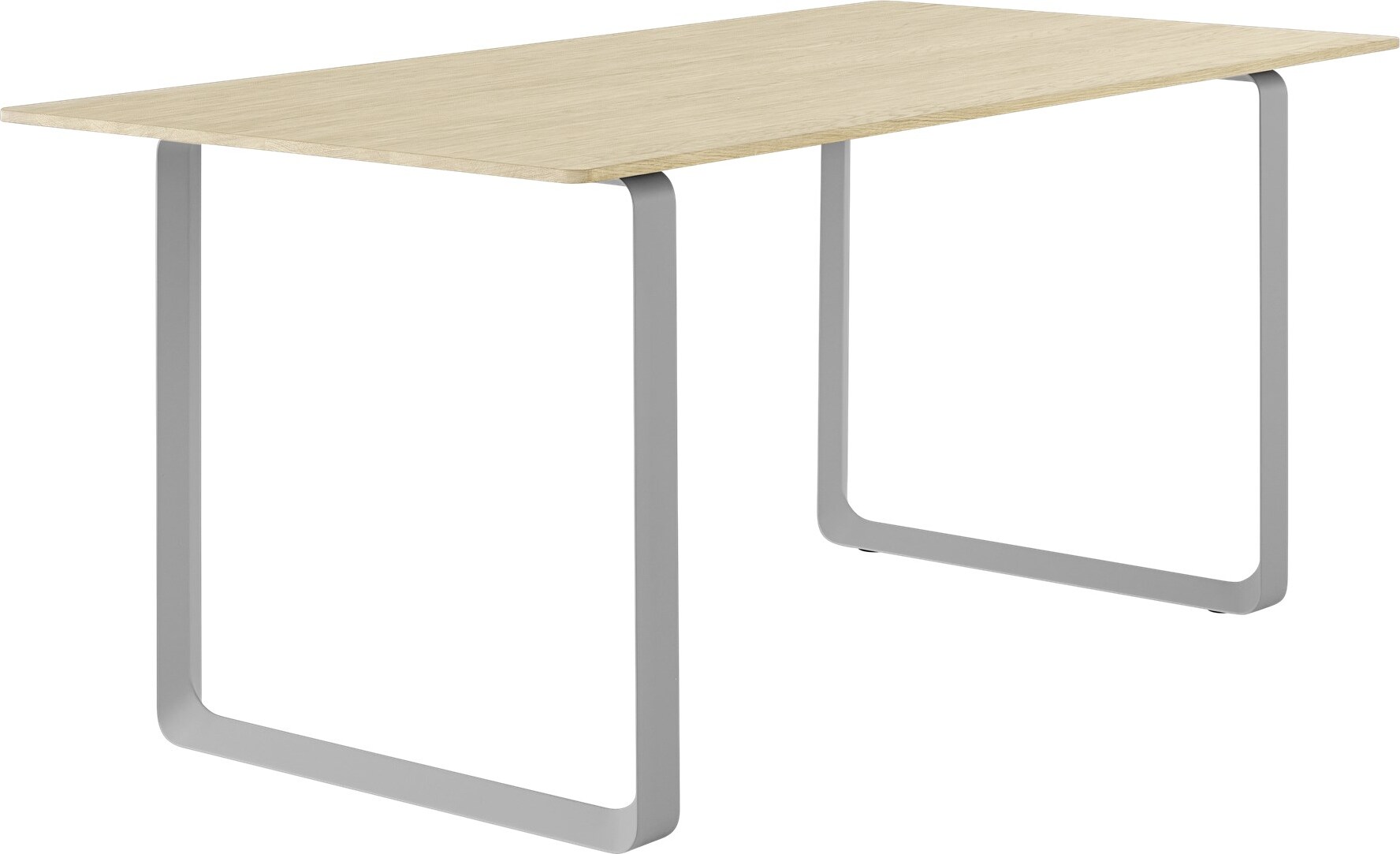 Stół Muuto 170 x 85 cm jasny dąb nogi szare