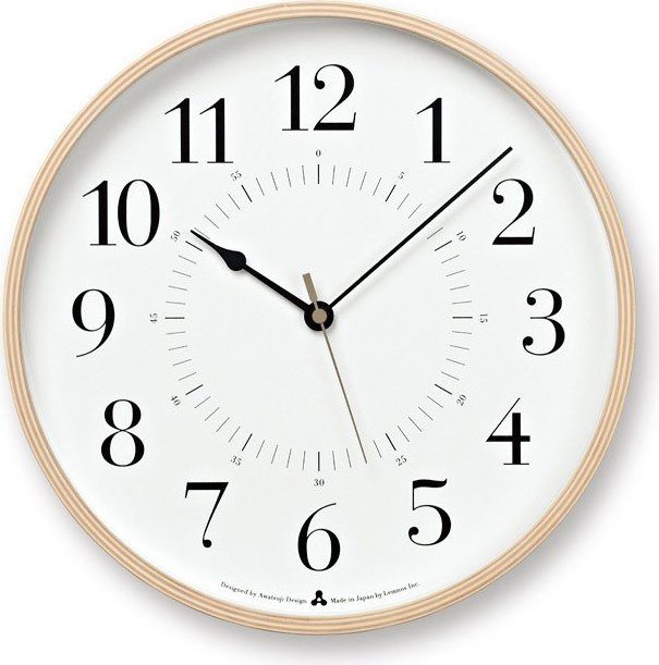 Zegar Awa Toki biała tarcza