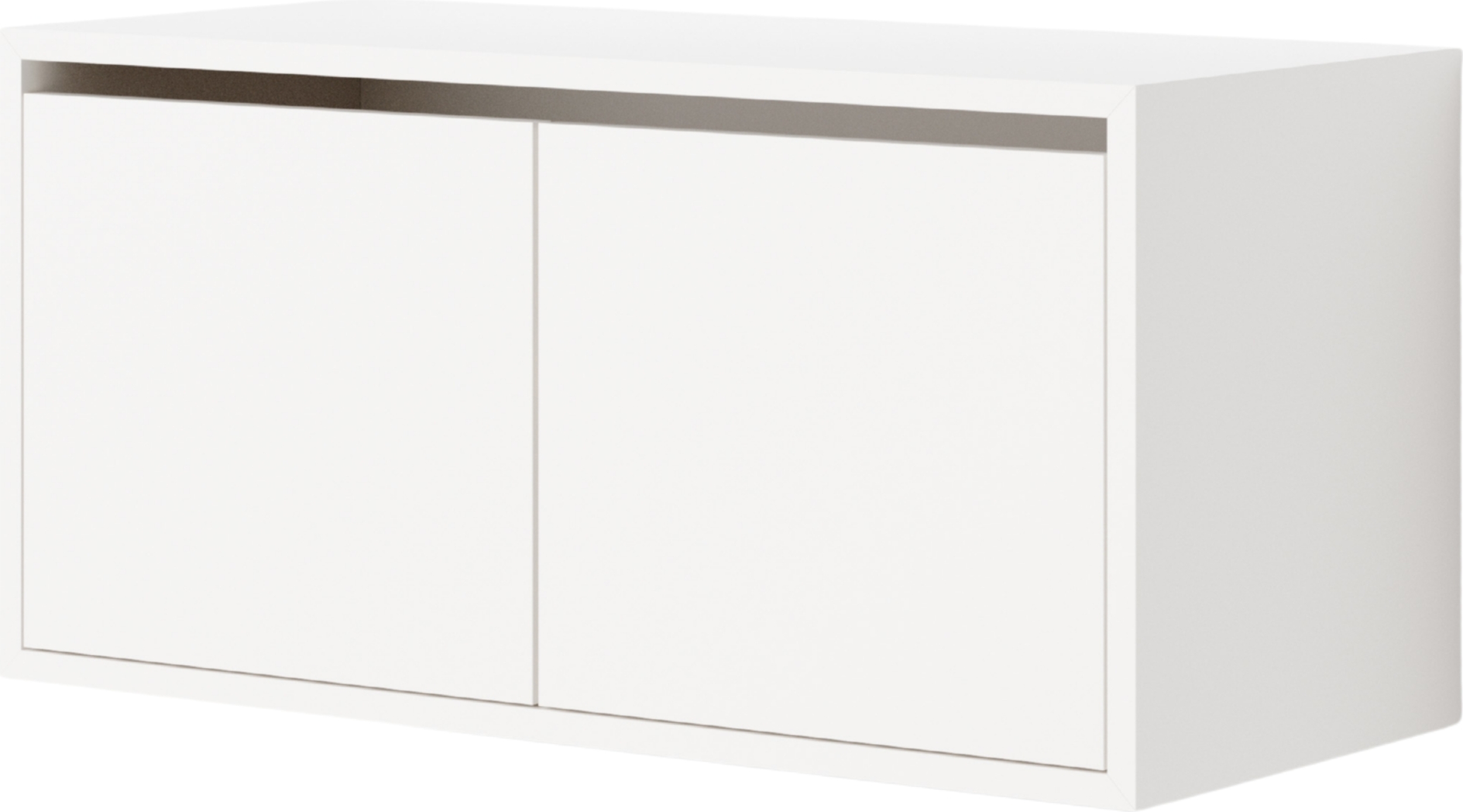 Szafka wisząca z 2 drzwiczkami New Works 38 cm biała