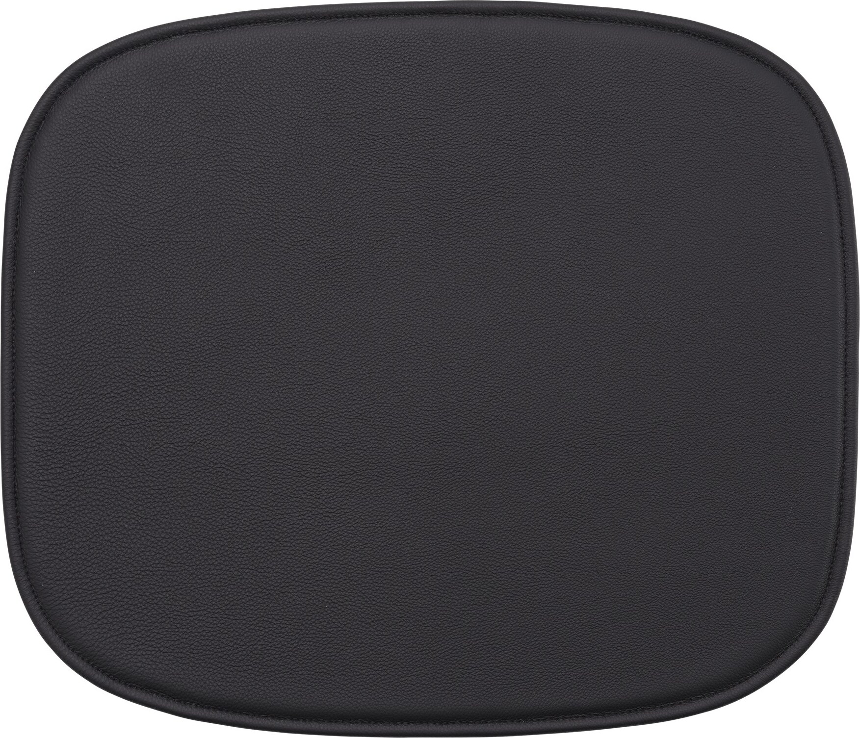 Poduszka na krzesło Fiber Easy Leather Black 38 cm