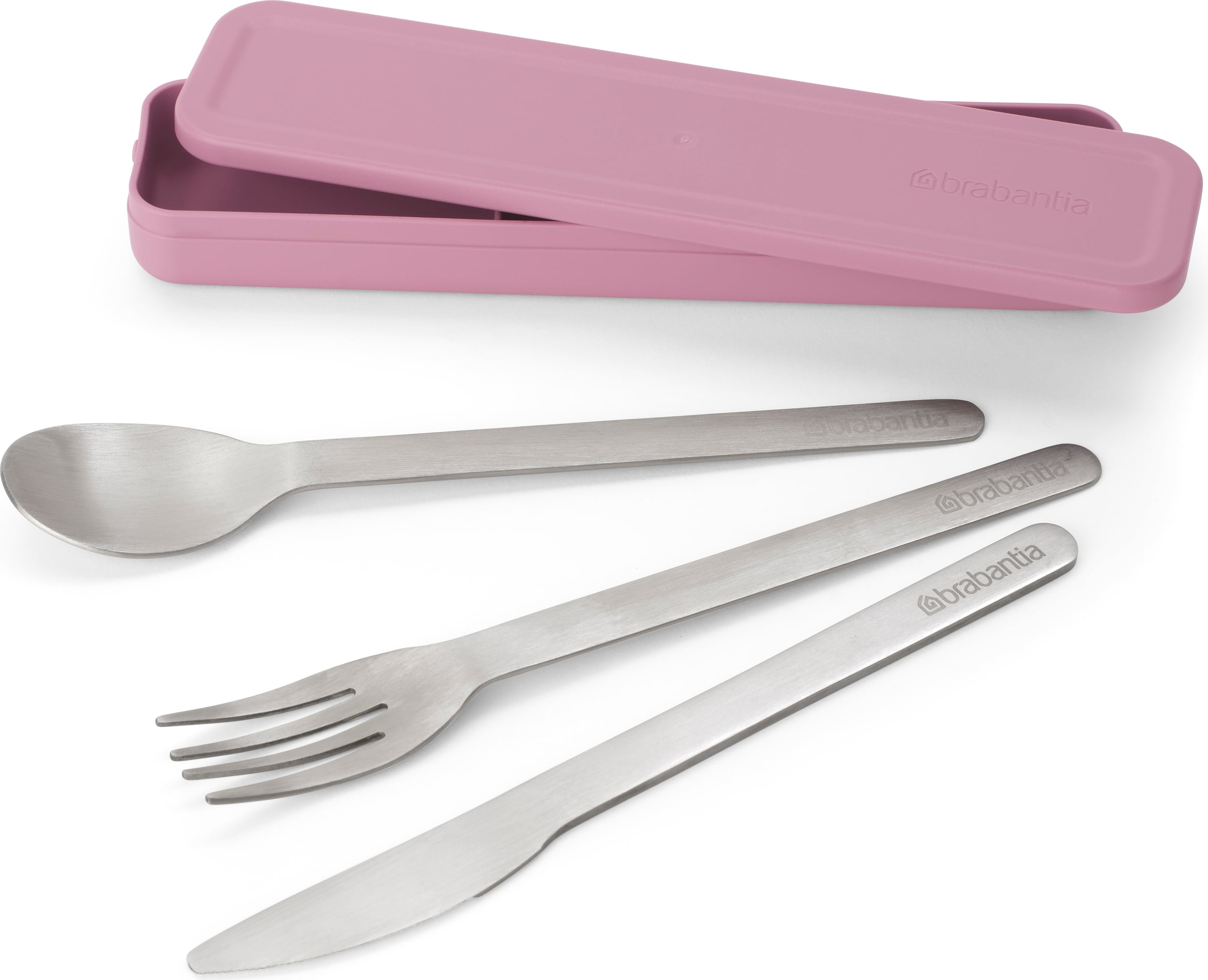 Komplet sztućców Make & Take różowy 3 el.