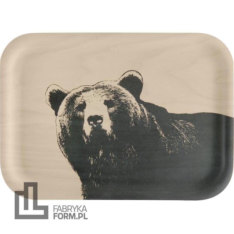 Taca do serwowania Nordic niedźwiedź 20 x 27 cm