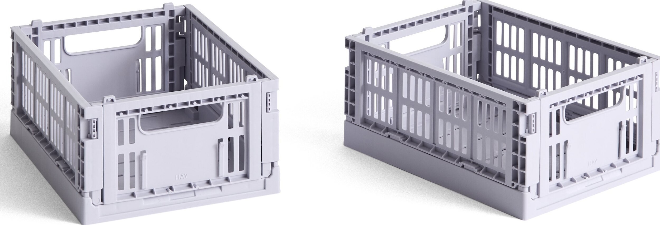 Kosze do przechowywania Hay Colour Crate Mini lawendowe 2 szt.
