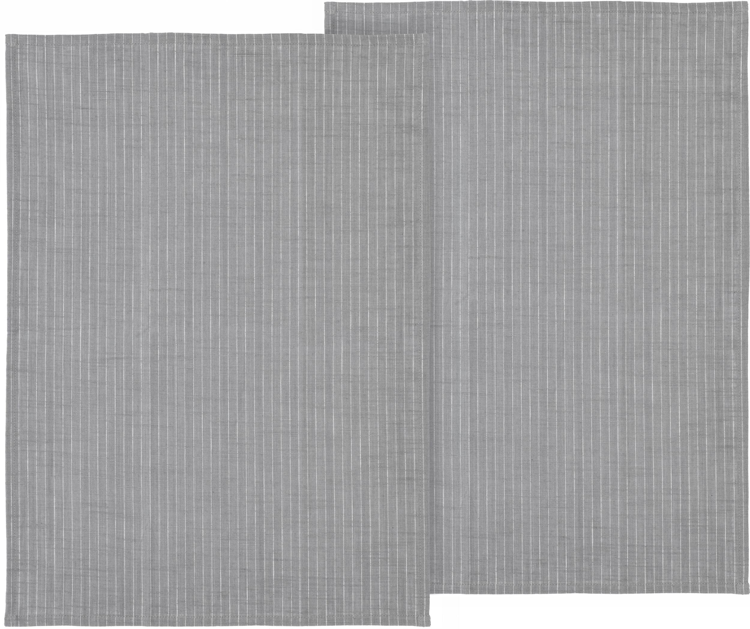 Ścierki kuchenne Line Organic 50 x 70 cm szare 2 szt.