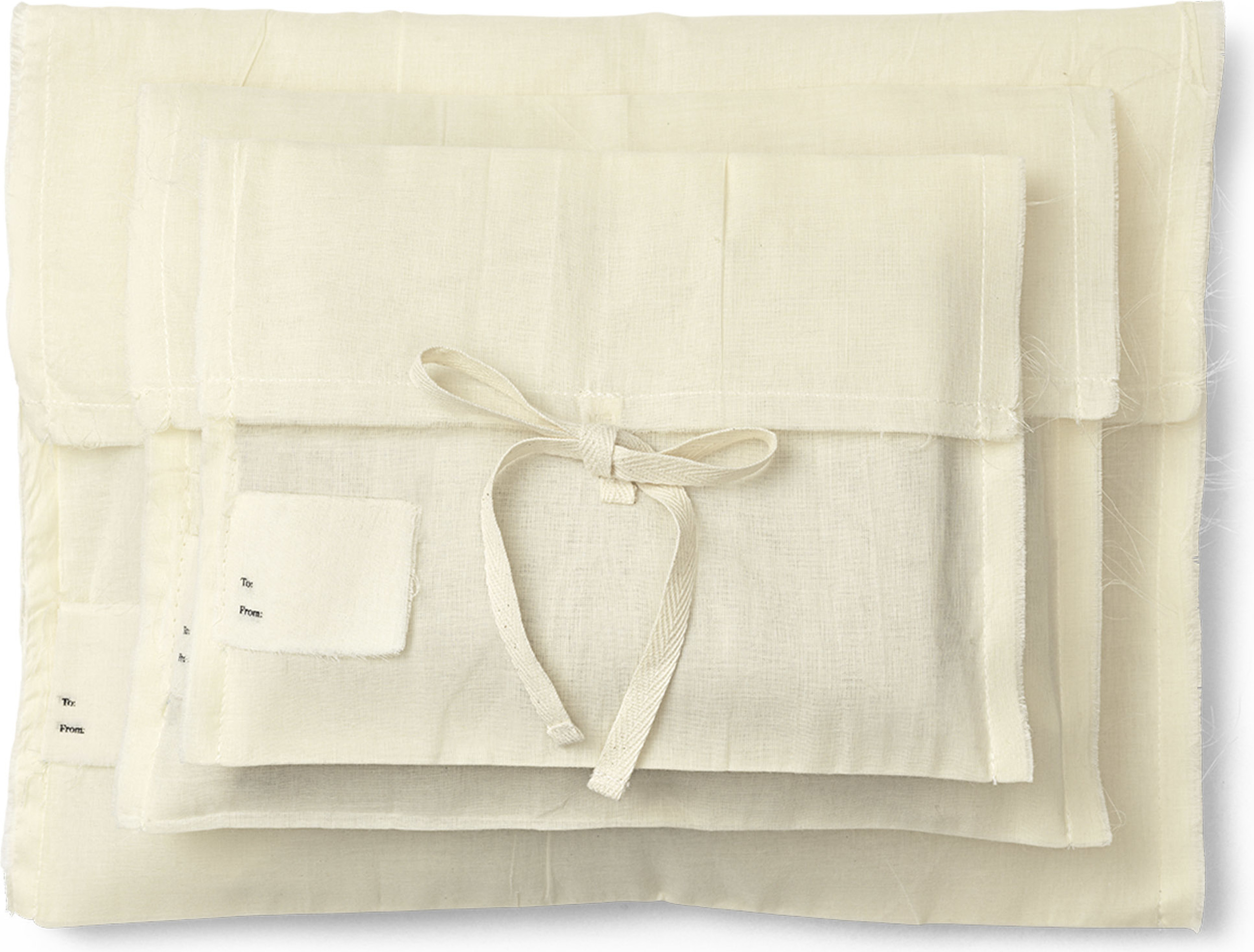 Torby na prezenty Ferm Living lniane 3 szt.