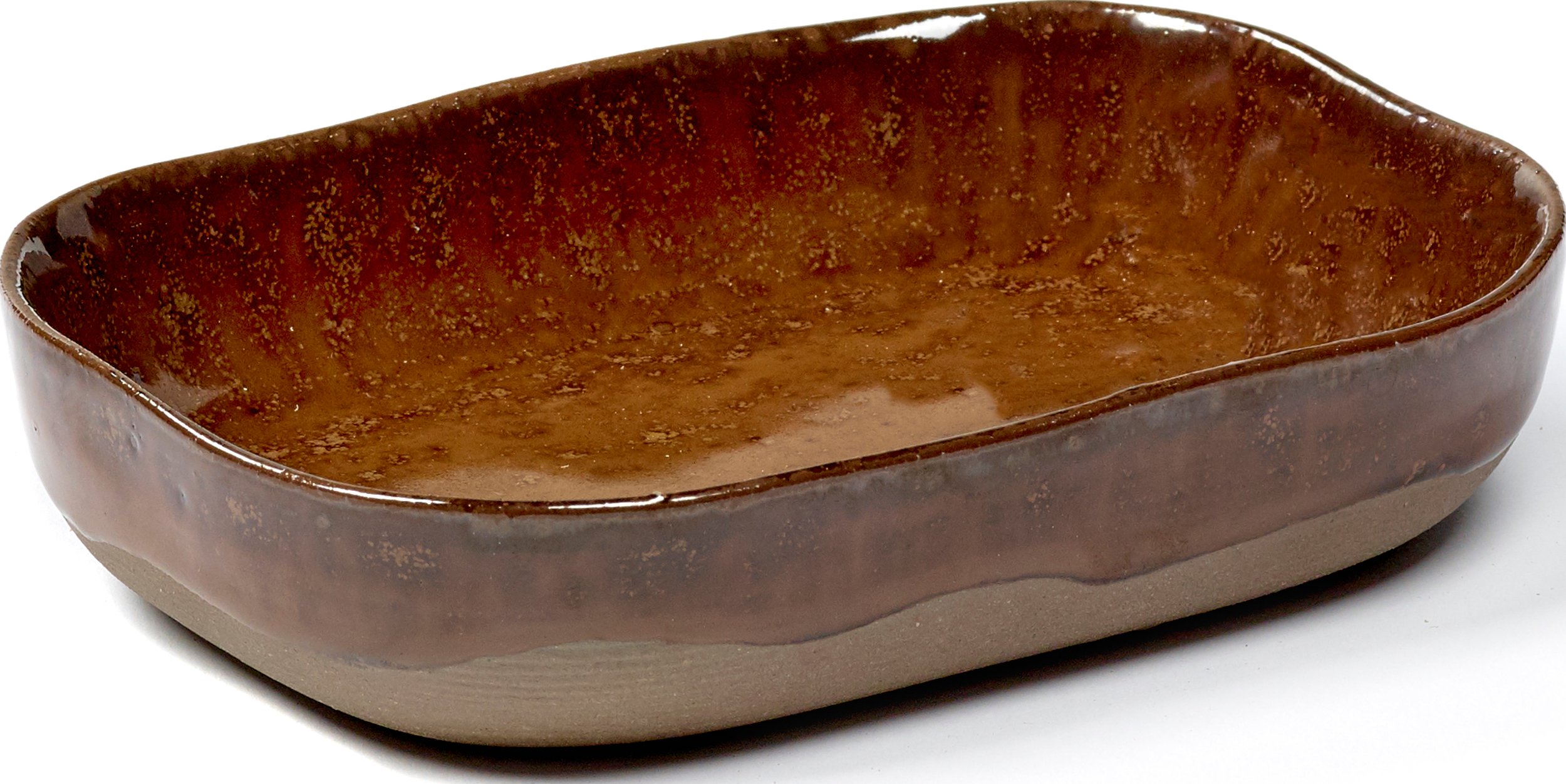 Talerz głęboki La Nouvelle niski 14,5 cm brązowy