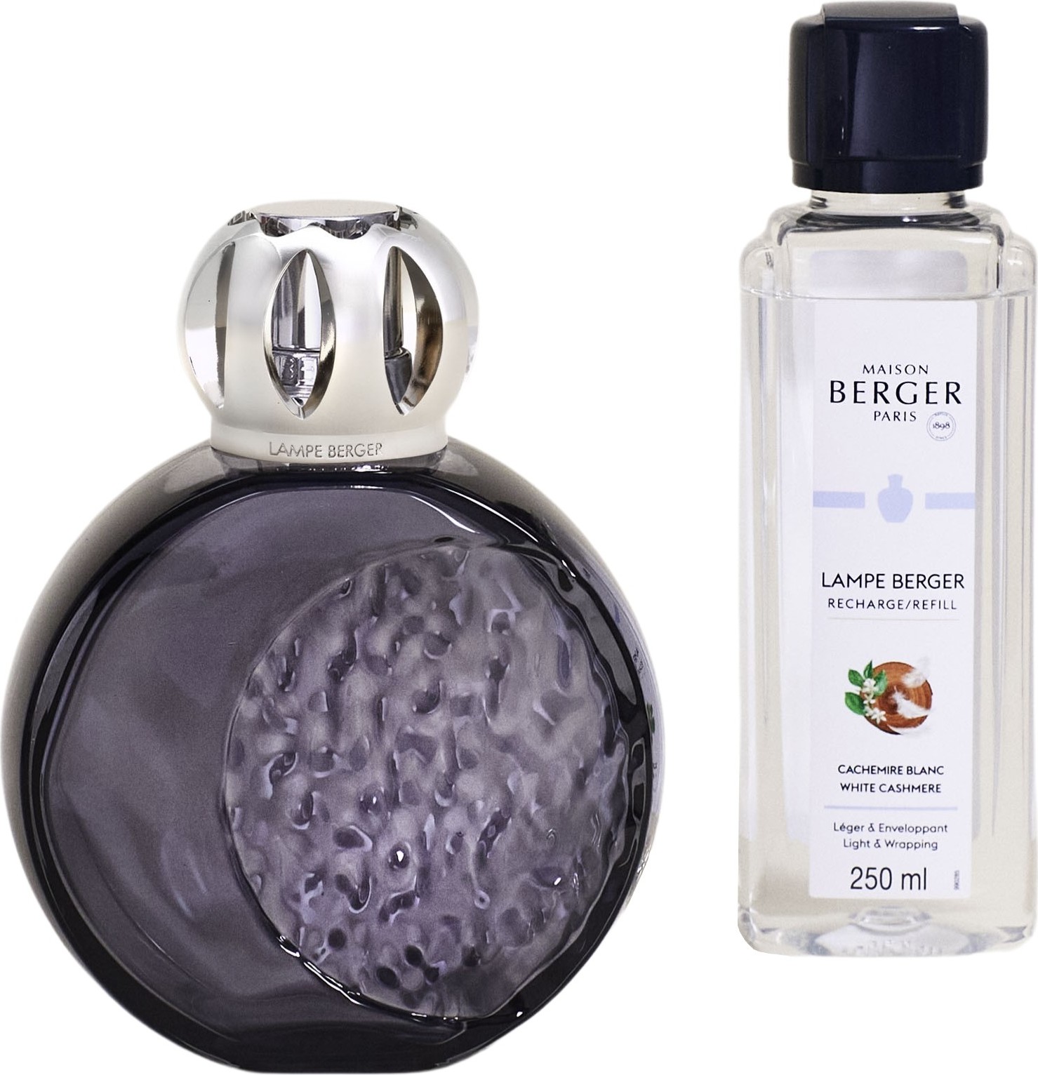 Lampa katalityczna Astral szara z zapachem White Cashmere