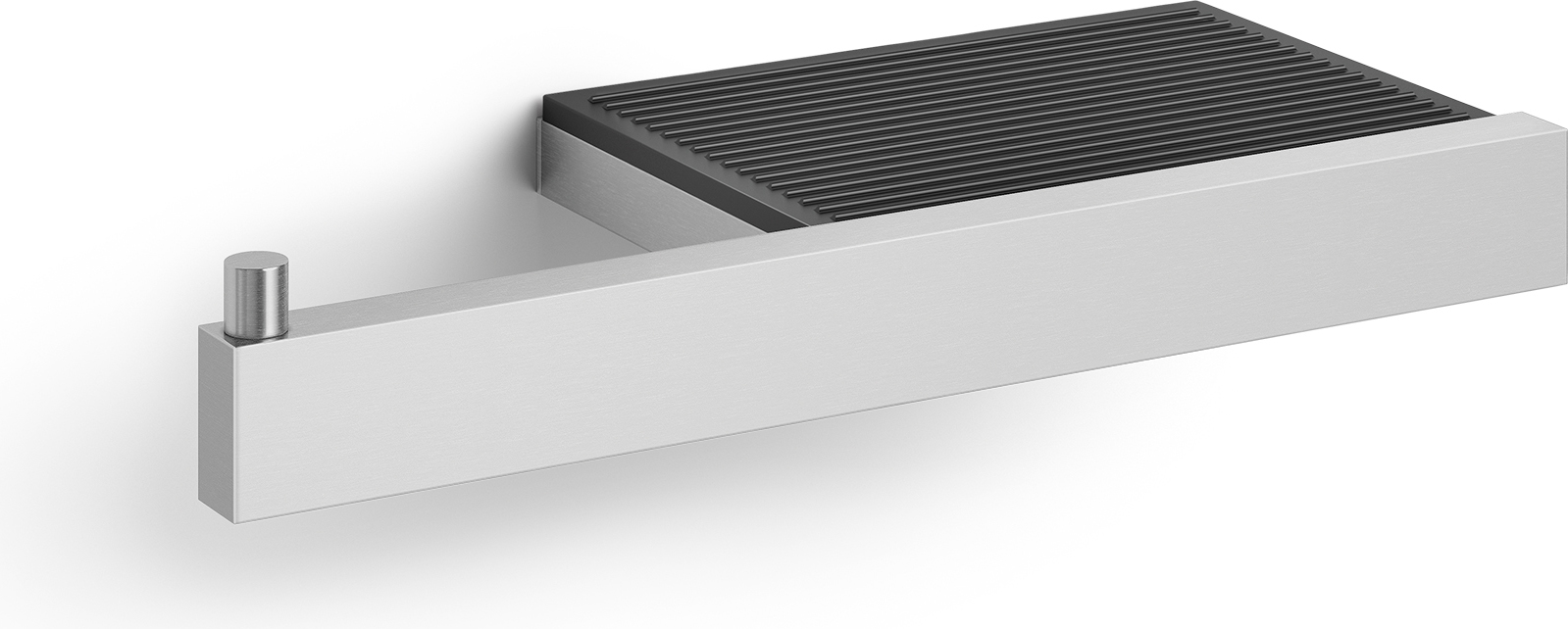 Uchwyt na papier toaletowy z półką Linea matowy