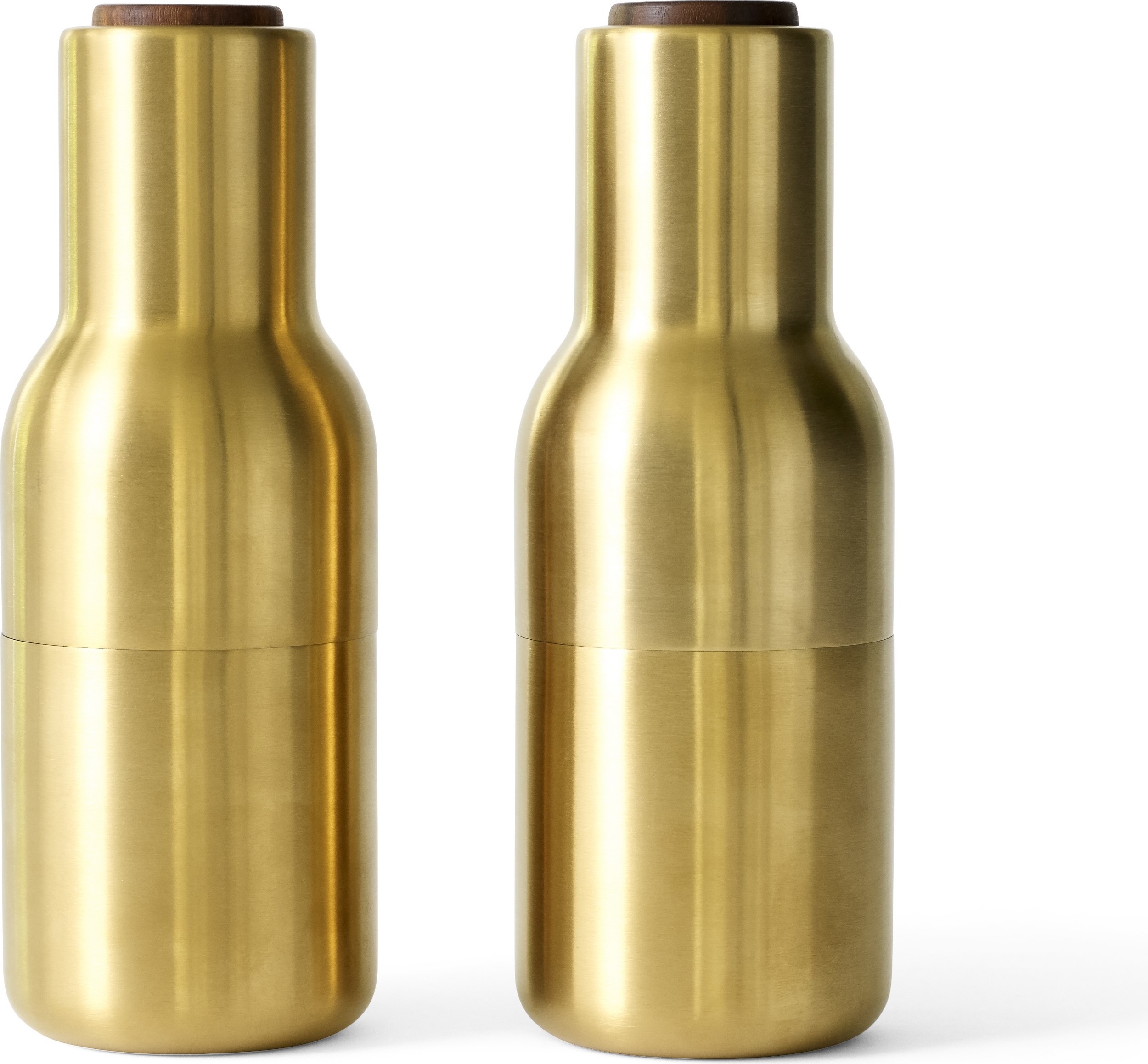 Młynki do pieprzu soli lub przypraw Bottle Grinder mosiądz szczotkowany 2 szt.