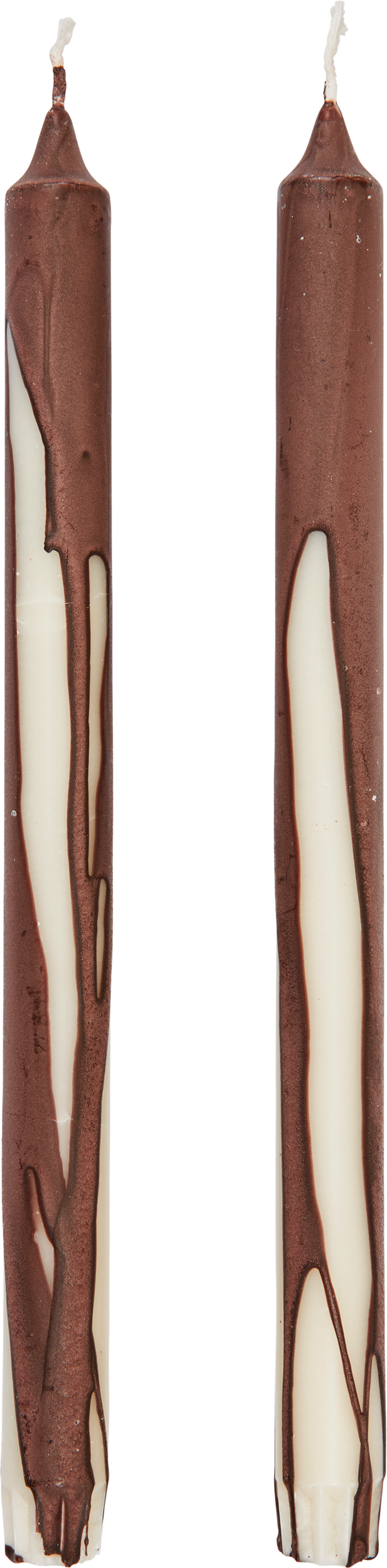 Świece Dryp 30 cm brązowe 2 szt.