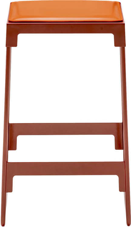 Stołek Mingx 66 cm pomarańczowy