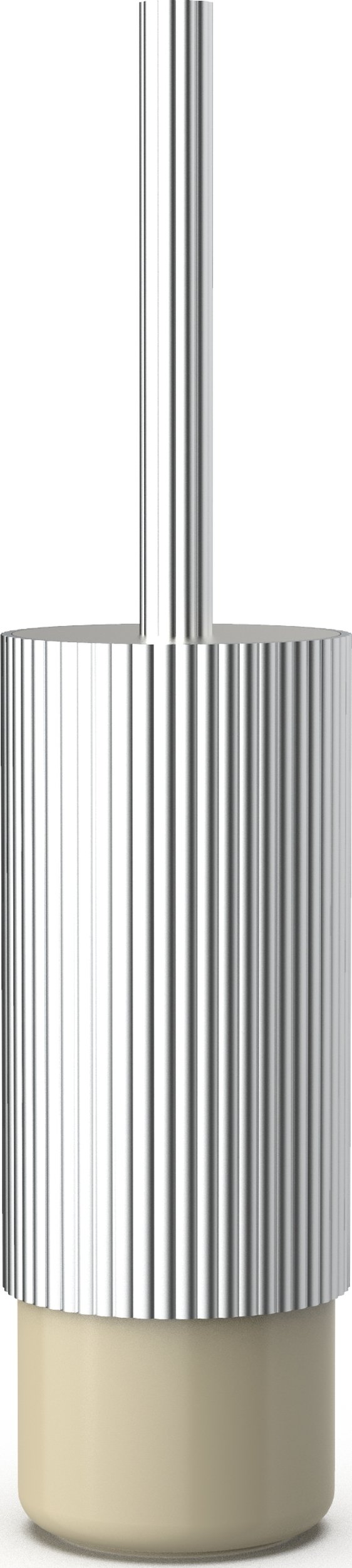 Szczotka do WC Of Line srebrna z piaskową podstawą