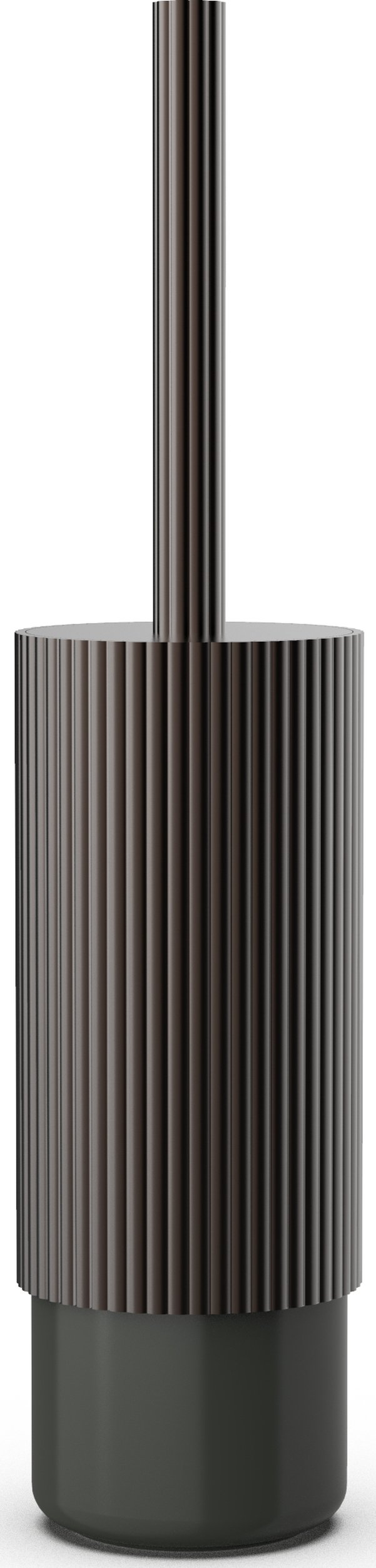 Szczotka do WC Of Line brązowa z czarną podstawą