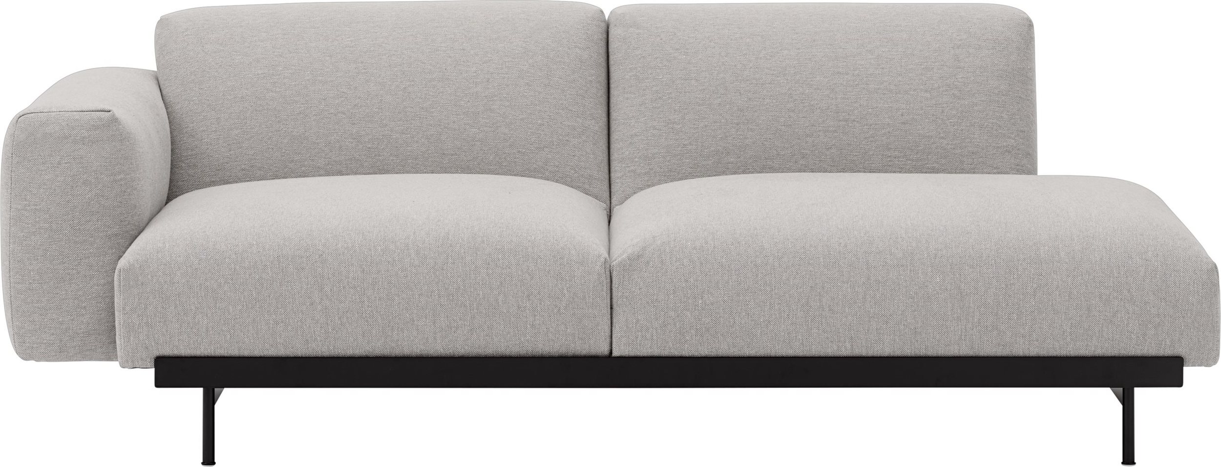 Sofa dwuosobowa In Situ lewa szarobeżowa