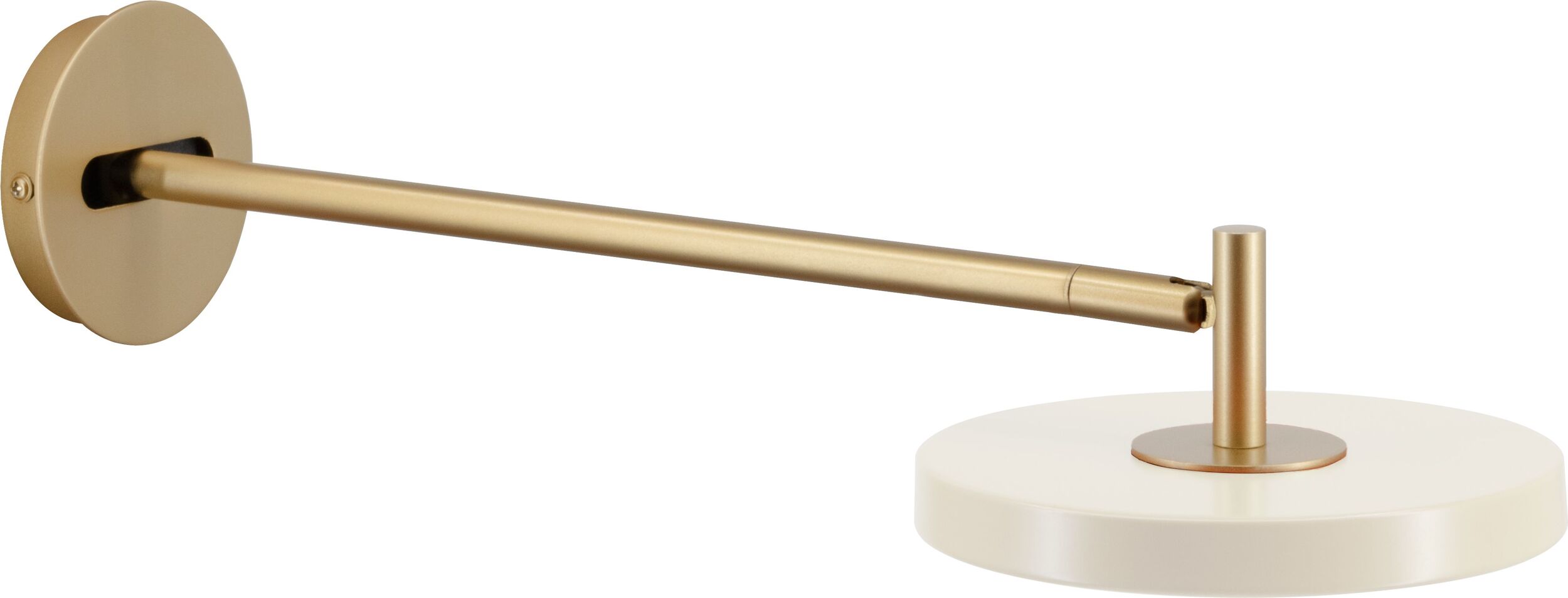 Kinkiet Asteria 42 cm perłowa biel