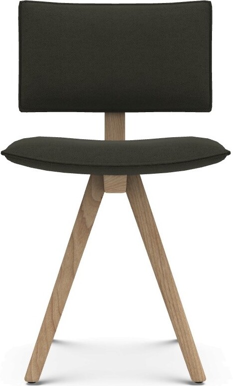 Krzesło Trave Reflect 184 brązowozielone nogi dębowe