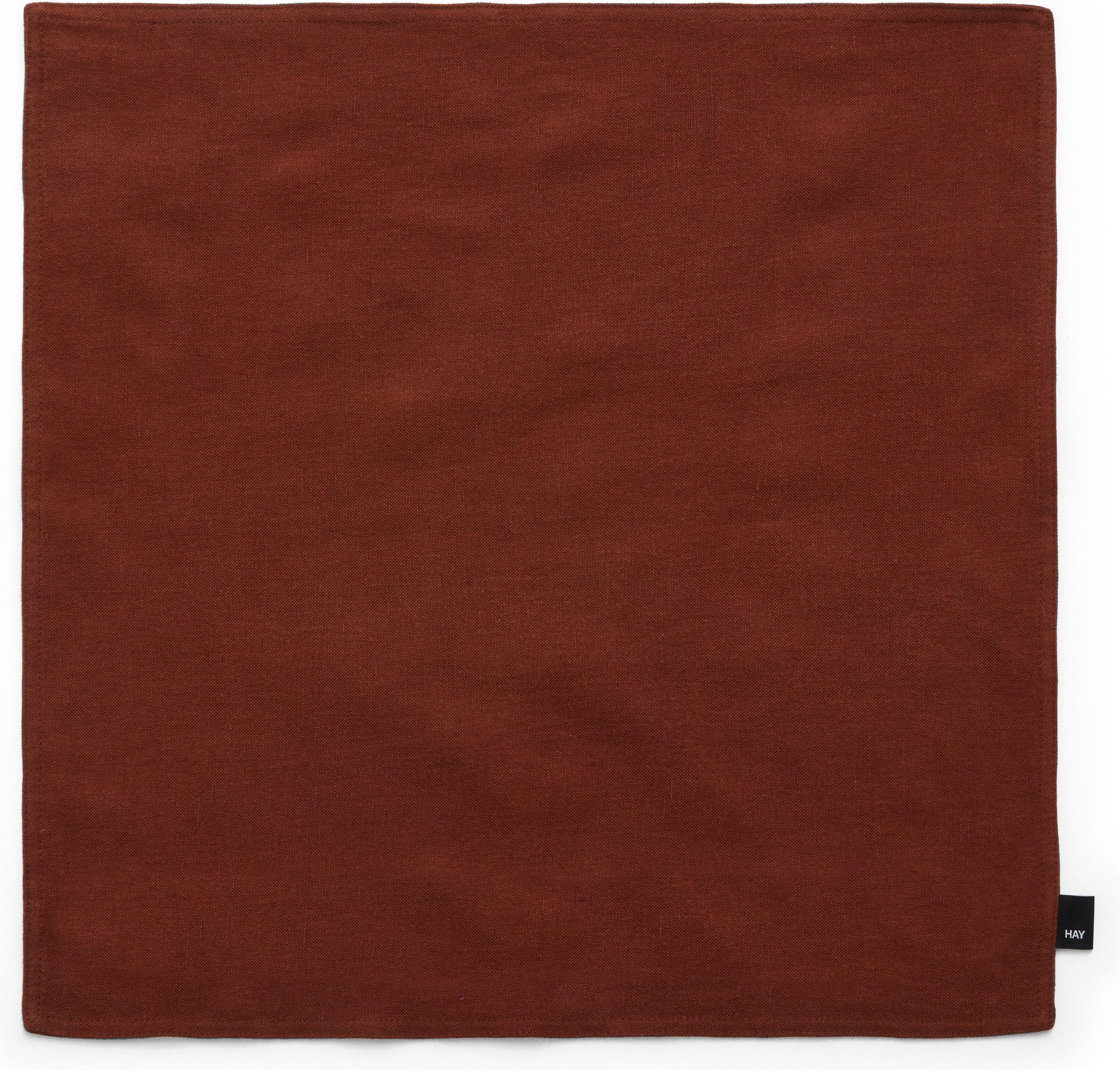 Poszewka na poduszkę Hay Linen 50 x 50 cm rdzawa czerwień