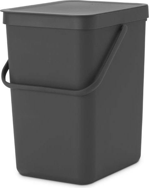 Kosz do segregacji odpadów Sort & Go 25 l szary