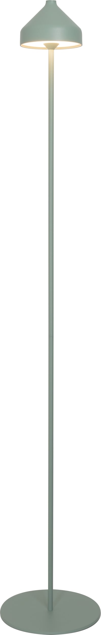 Lampa podłogowa bezprzewodowa Amelie bladozielona