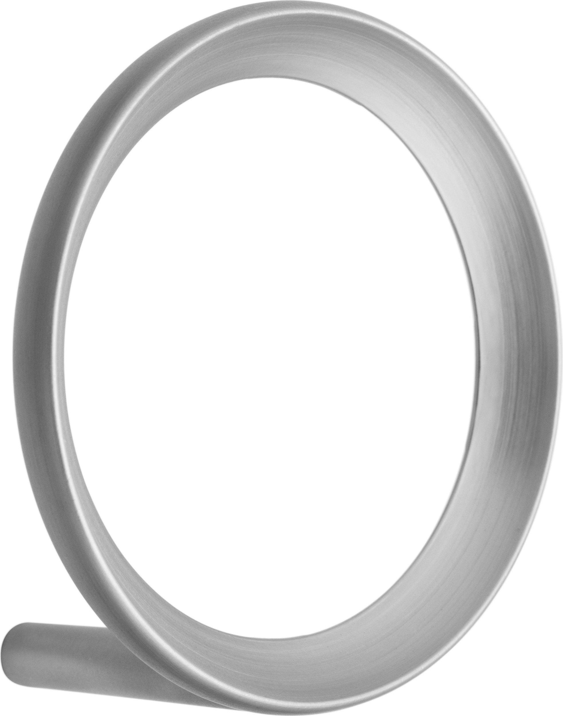 Haczyk ścienny Loop L cynk szczotkowany