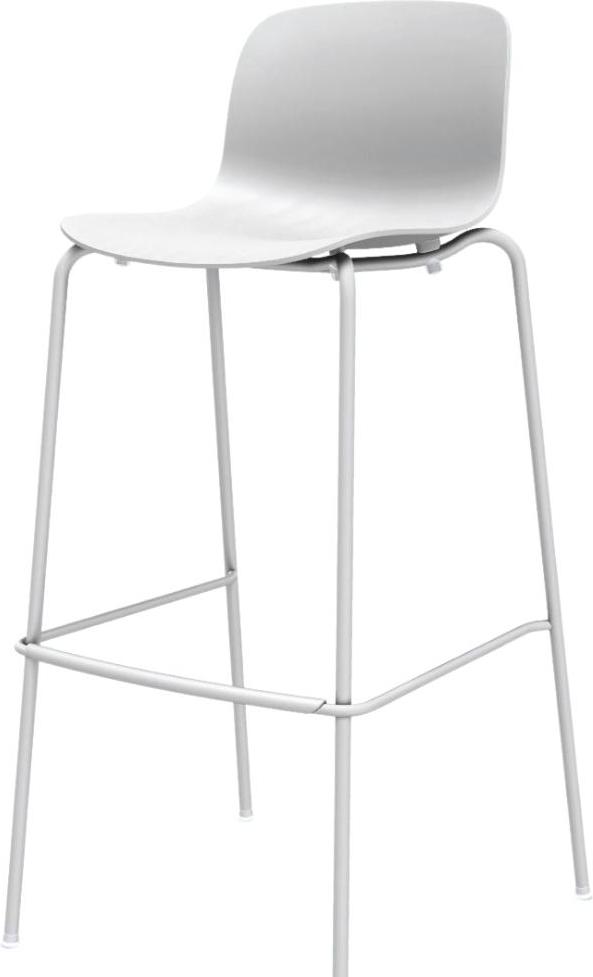 Stołek barowy Troy 102 cm biały