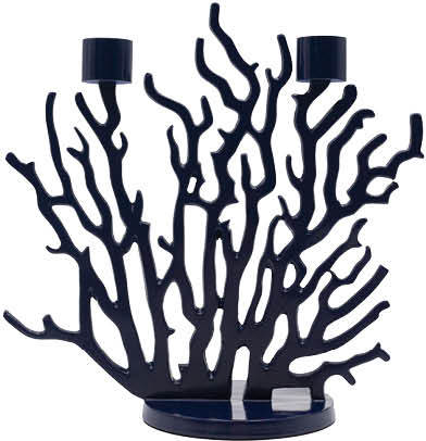 Świecznik Tenochtitlan Mini granatowy