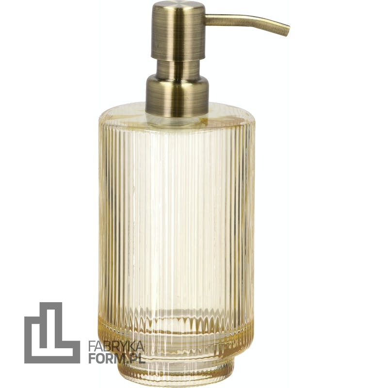 Dozownik do mydła Clarity złotożółty