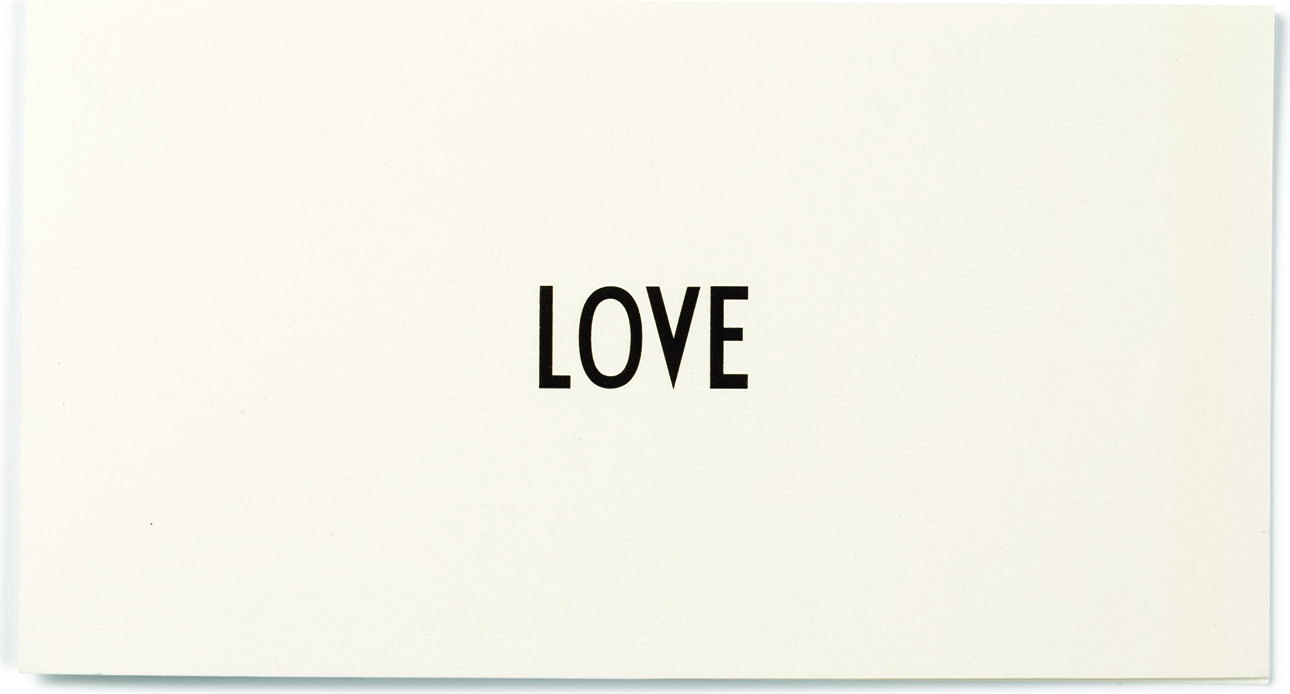 Kartka okolicznościowa Design Letters Love