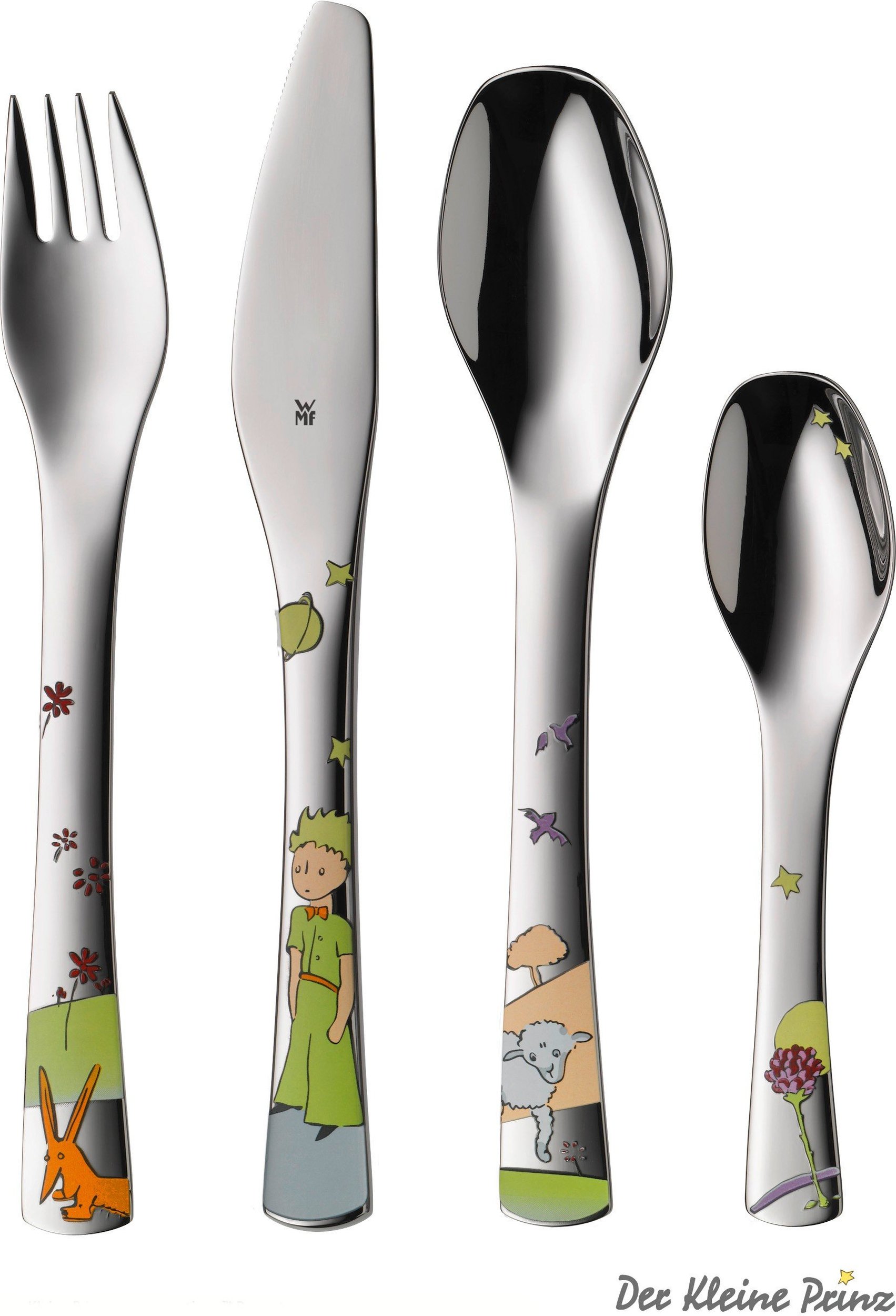 Sztućce dziecięce WMF Mały Książę 4 szt.