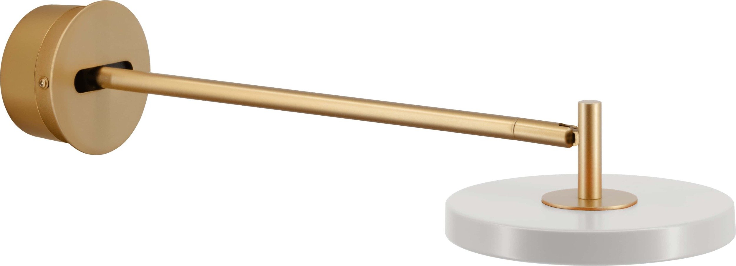 Kinkiet Asteria 44,6 cm szary z zawieszeniem ściennym