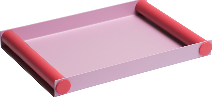 Taca do serwowania Ray średnia liliowo-różowa