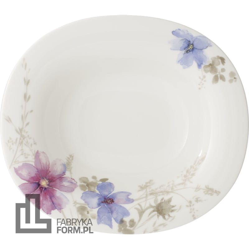 Talerz głęboki Mariefleur Gris Basic owalny 24 cm